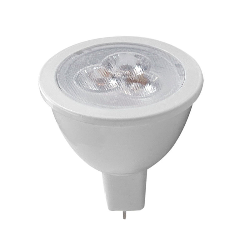 قاد MR11 12V 3W 3000K مصباح ضوئي Ra90 زاوية شعاع 24 درجة مصباح قاد قابل للتضييق