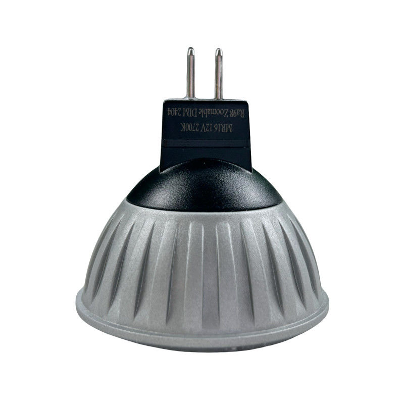 ألومنيوم ترياك الضوء الضوئي القابل للتكبير MR16 مصابيح LED مصباح 12V 7.5W 3000K GU5.3 قاعدة