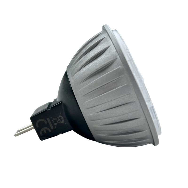 ألومنيوم ترياك الضوء الضوئي القابل للتكبير MR16 مصابيح LED مصباح 12V 7.5W 3000K GU5.3 قاعدة