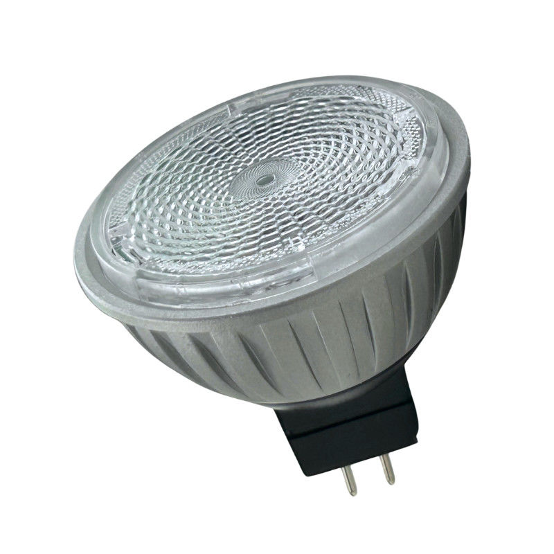 ألومنيوم ترياك الضوء الضوئي القابل للتكبير MR16 مصابيح LED مصباح 12V 7.5W 3000K GU5.3 قاعدة