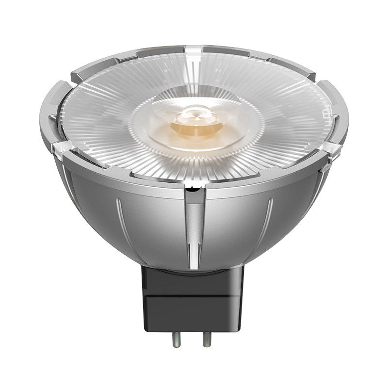 2700 كيلو متري دافئ جداً للامعة البيضاء MR16 LED 7W MR16 LED Spot 12V قابل للتخفيف 10 درجة