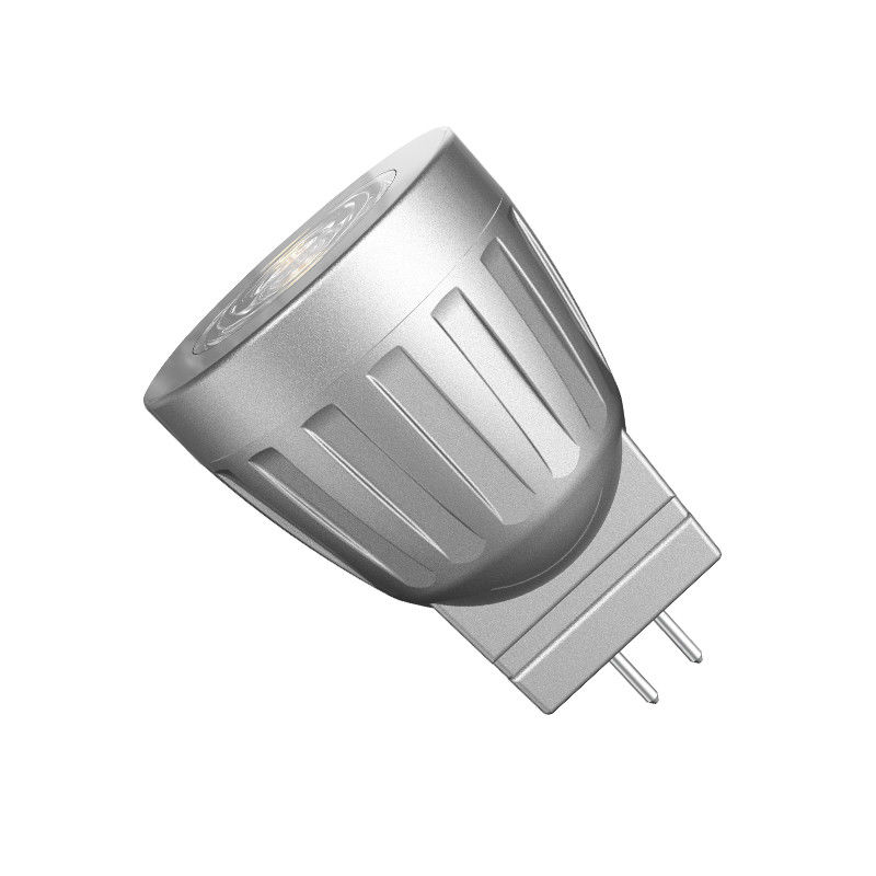 مصابيح قاد بيضاء دافئة MR8 2.5W 12V 2700K مصباح قاد 36 درجة زاوية شعاع Ra90