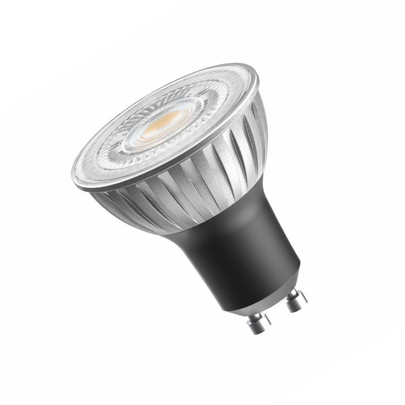 120 فولت 7W GU10 مصباح LED ضوئي 520lm ضبابي إلى دافئ 60 درجة مصباح LED خالي من التلميع