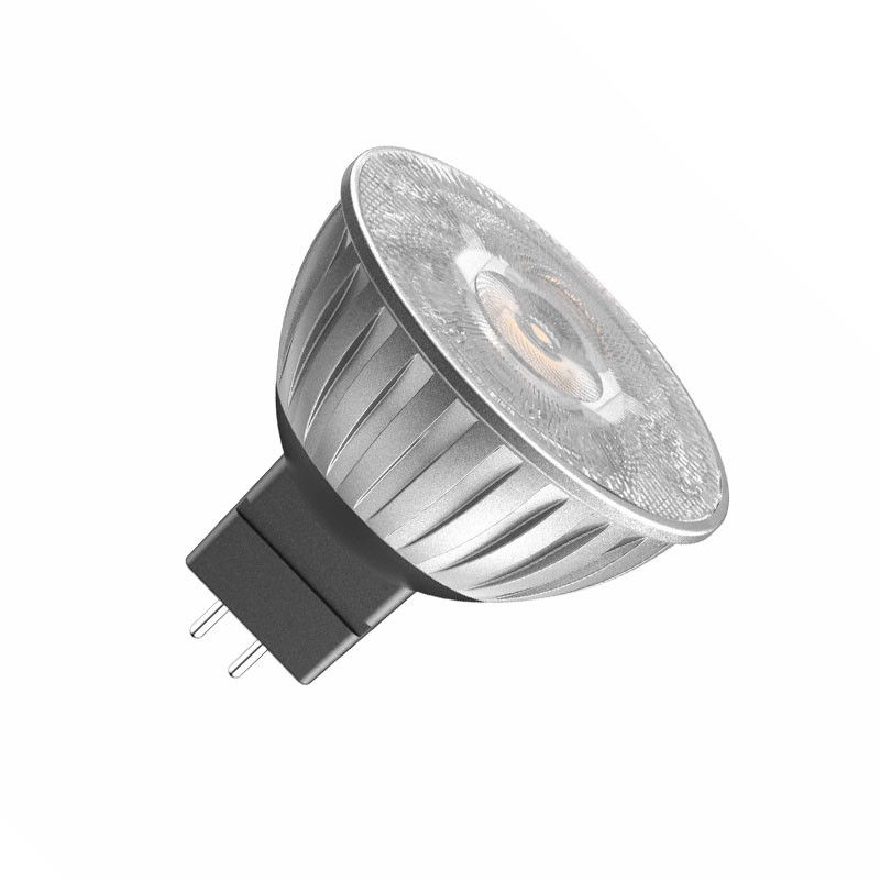 GU10 Fin مصابيح قاد 7.5W 4000K زاوية شعاع ضيقة 10D Ra98 مصابيح قاد