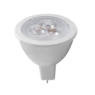 قاد MR11 12V 3W 3000K مصباح ضوئي Ra90 زاوية شعاع 24 درجة مصباح قاد قابل للتضييق