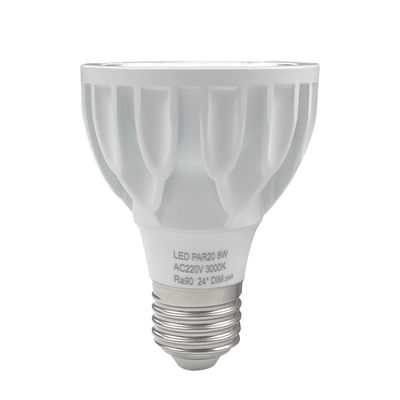 مصباح PAR20 Spot Light 8w 36 درجة 3000k E27 Triac Dimming PAR 20 مصابيح قاد