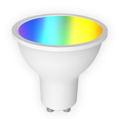 ضوء بقعة LED ذكي GU10 مع تدفق الضوء 350 Lm و CCT 2700K-6500K-RGB